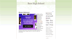 Desktop Screenshot of basehighschool.net