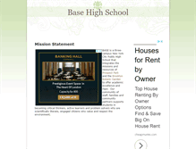 Tablet Screenshot of basehighschool.net